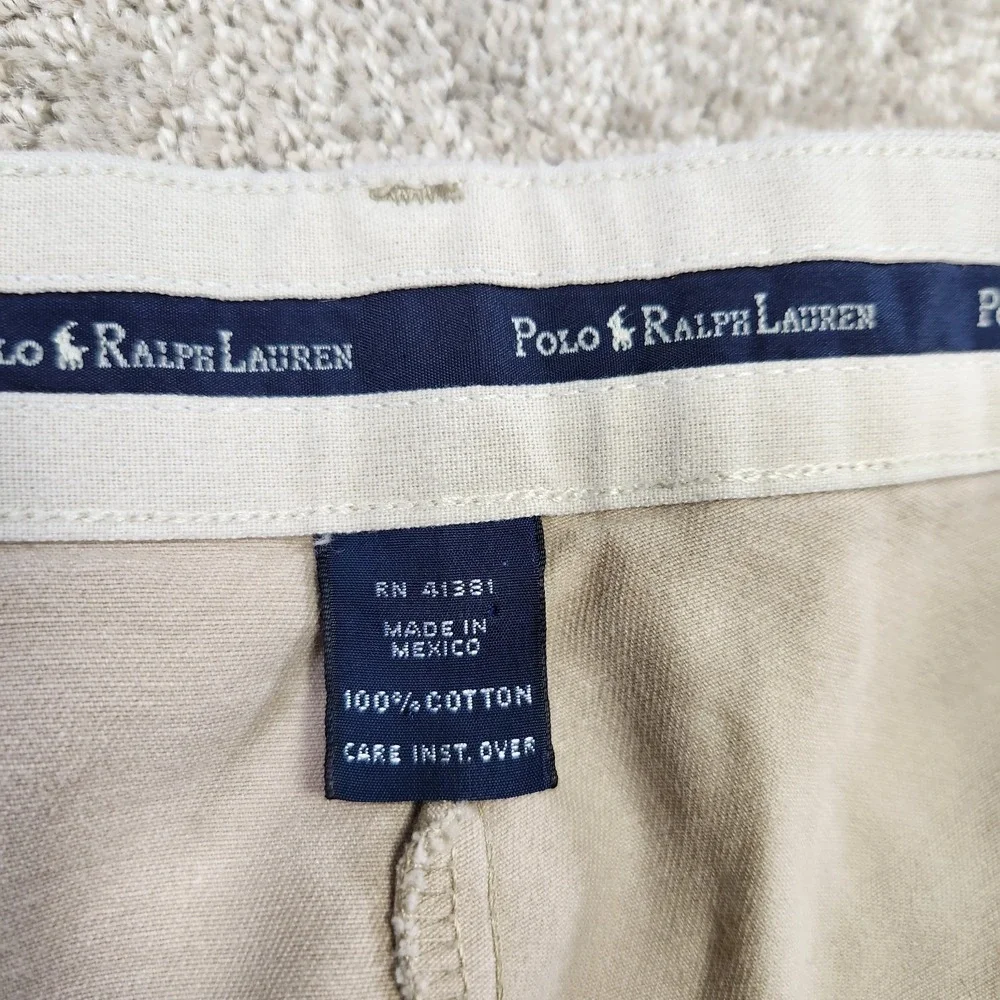 Vintage‎ Polo Ralph Lauren Pants Men 38x32 READ* High Rise Pleated Baggy Trouser